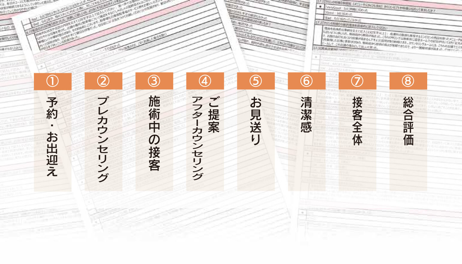 エスグラ モニター調査項目カテゴリー